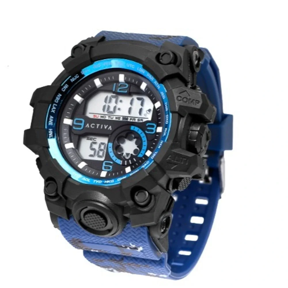 Activa Invicta Blue Camo Digital Sport‎ Watch 54mm Men